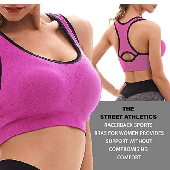 Balck high Impact Sports Bra - Picture 6 of 6